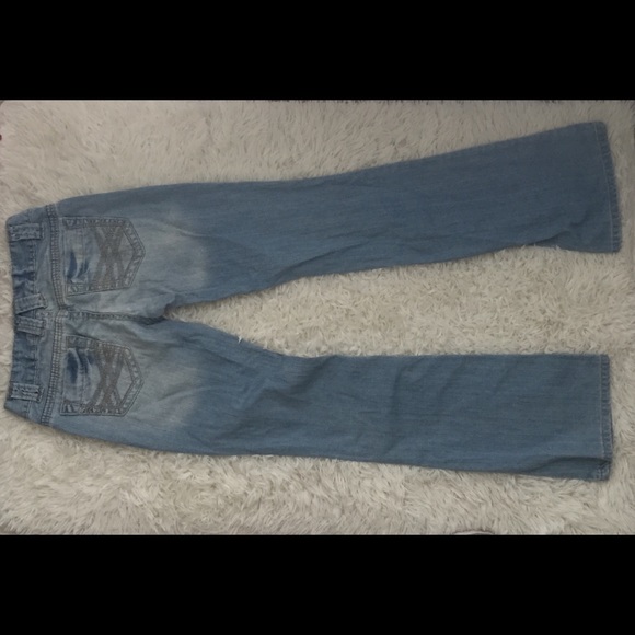 Aeropostale Long Flare Skinny Jean size 3/4 long - Picture 3 of 6